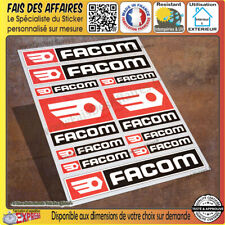 11 Stickers autocollant Facom bricolage adhésif planche sponsor tuning outil