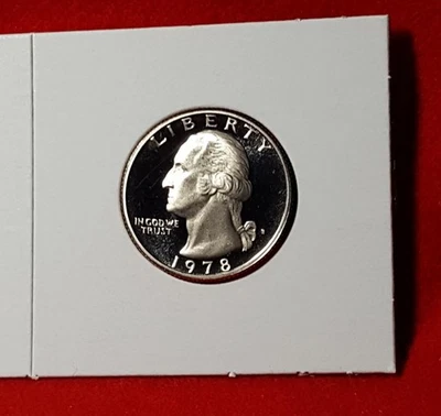1978-S MINT ULTRA DEEP CAMEO WASHINGTON QUARTER PROOF SATISFACTION GUARANTEED!! - Image 1 of 4
