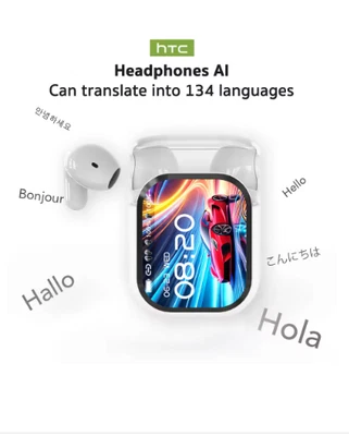 HTC NE20 Bluetooth V6.0 Earphones OWS Sports Wireless Headphone LCD Touch Screen - image 1 of 4