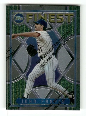 1995 Topps Finest #131 John Franco NM+++ Mets BXCP21 - Image 1 of 2