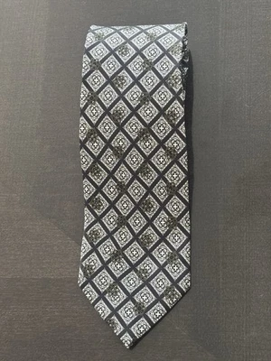 Corbata para hombre Gianni Viera azul oscuro y blanco Foto 1 de 2