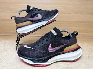 Nike ZoomX Invincible Run FK 3 Black Earth Pink Running Trainers Size UK 8.5 - Picture 1 of 18