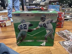 1997 Starting Lineup Emmitt Smith & Troy Aikman 12" Figures Dallas Cowboys Slu - Picture 1 of 9