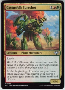 MTG Cactusfolk Sureshot 199 Outlaws of Thunder Junction U Normal NM - Picture 1 of 2
