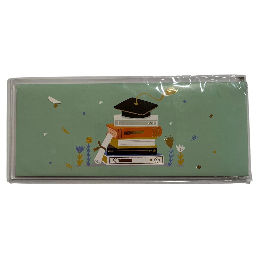Skink Cap Gown With Paper Stinkin' Smart Graduation Money Holder Greeting Card - Image 1 of 4