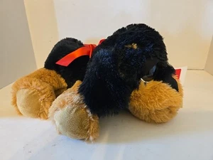 Dan Dee Big Eyes Plush Dog Collectors Choice 11" Black & Brown Pre-owned - Picture 1 of 12