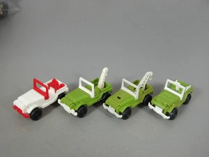 AUTOS: Geländewagen EU 1987/90 - 4 versch. in weiß/rot + grün/weiß - Bild 1 von 1