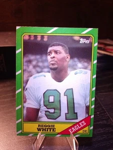 1986 Topps - Reggie White #275 (RC) Rookie HOF EAGLES PACKERS Sharp!! NMNT - Bild 1 von 2