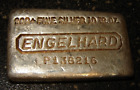 Engelhard 10 Oz Silver Bar 7th Series Waffle Back Reverse Convex Stamping Error