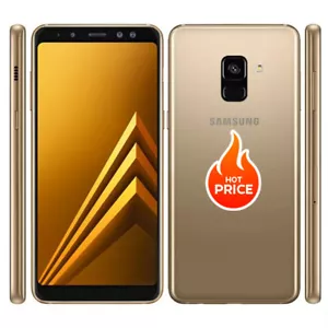 Samsung Galaxy A8(2018) A530F Dual SIM 5.6" Smartphone 32GB 4G Unlocked Gold B+ - Picture 1 of 10