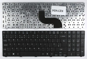 Teclado de repuesto para computadora portátil Acer Aspire 5739G negro diseño del Reino Unido - Imagen 1 de 1