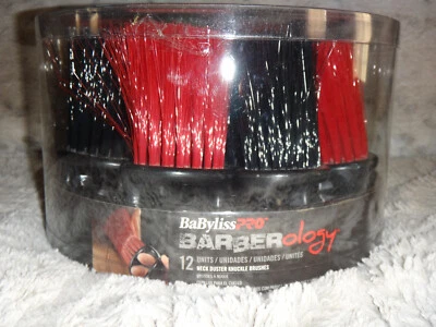 BaByliss PRO Barberology Neck Duster Knuckle Brush 12 CONJUNTO DE BALDE DE ESCOVA - Imagem 1 de 4