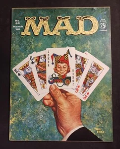 1962 March MAD Magazine #69 - Kelly Freas Cover, VF/NM 9.0 - Picture 1 of 3