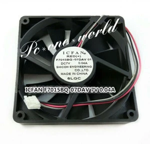 ICFAN F7015BQ-07DAV 01 DC7V 0.04A 7CM 7015 3-pin cooling fan 70x70x1.5mm - Bild 1 von 4
