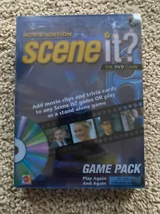 Movie Edition Scene It? DVD Game Pack Mattel 2005 New Sealed Trivia Expansion - Picture 1 of 2