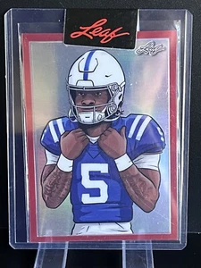 Hoja metálica Imaginations 2024 Anthony Richardson rojo #M5 Colts/199 - Imagen 1 de 3