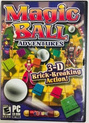 Vintage eGames Magic Ball Adventure PC CD Rom Windows 2000 Brick Blasting Action - Image 1 of 3
