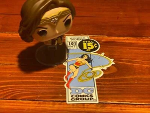 Pegatina de calcomanía de 5" Wonder Woman Marvel Corner Box - Imagen 1 de 2