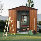 Lovcamp 6x6 FT Garden shed with Floor & Side Window, Accent Storage Shed w/Air