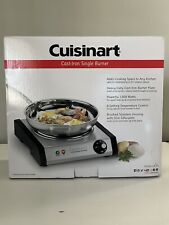Cuisinart CB-30 Cast-Iron Single Burner Stainless Steel Portable Electric Stove