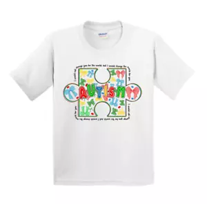 Maßgeschneidertes Gildan T-Shirt-Baby-2XL-Autismus-Autismus Bewusstsein Monat-Geschenk - Bild 1 von 5