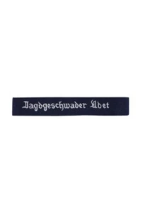 Segunda Guerra Mundial Luftwaffe escuadrón de caza Udet EM cuff title - Imagen 1 de 1