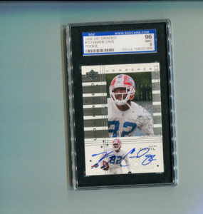 2000 UD Graded Rookie Autographs Kwame Cavil SGC 96 Rookie Auto 498/500
