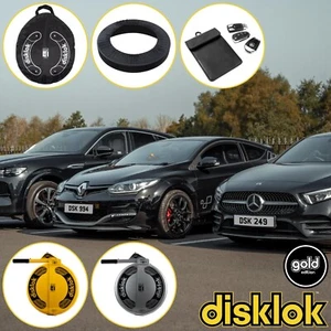 DISKLOK Gold Edition Steering Wheel Lock - All Sizes, Colours & Accessories - Picture 1 of 19