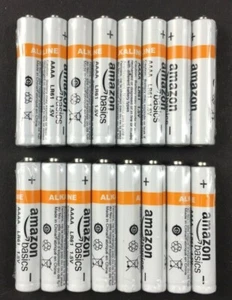 AmazonBasics AAAA 1.5 Volt Everyday Alkaline Batteries - Pack of 16 (Note: AAAA) - Afbeelding 1 van 7