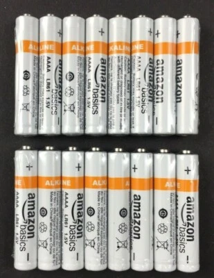 AmazonBasics AAAA 1.5 Volt Everyday Alkaline Batteries - Pack of 16 (Note: AAAA) - Image 1 of 4