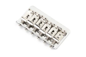 FENDER TELECASTER STRATOCASTER 6 SADDLE HARDTAIL BRIDGE ASSEMBLY 0060068000 - Picture 1 of 1