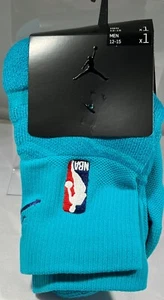 Nike NBA Jordan JumpMan Ankle Socks - Teal/ Purple - PSK657-428 - CHOOSE SIZE! - Picture 1 of 6