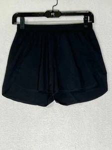 All In Motion Black Activewear Running Shorts Elastic Waist Girls Size XL 14/16 - Picture 1 of 6