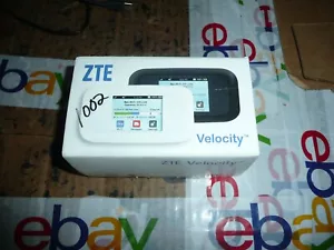 ZTE Velocity MF923 Mobile Wireless Hotspot Wifi 4G LTE - AT&T - Black - IN BOX - Picture 1 of 8