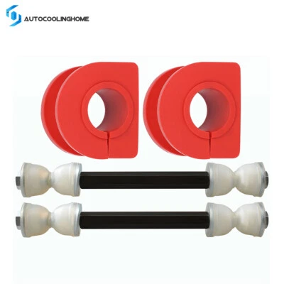 4x Front Sway Bar Link & Bushing Kit For Chevrolet Silverado Avalanche 1500 2500 - Image 1 of 4