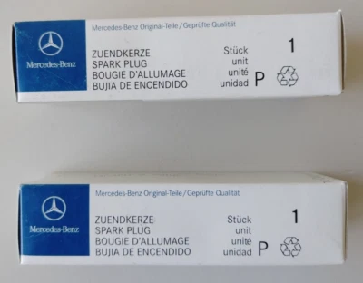 Nuevo Genuino OEM Mercedes-Benz Lote de 2 Bujías 0041591403 Foto 1 de 2