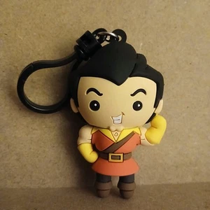 Disney Villains Series 3 Exclusive B Gaston Figural Bag Clip Key Chain Red - Picture 1 of 3