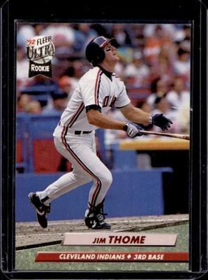 Fleer Ultra Jim Thome 1992 #54 Indians Foto 1 de 2