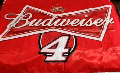 NASCAR Racing-Budweiser Rojo 2 Caras Banner Kevin Harvick #4 60"x35” Regalo Nuevo Foto 1 de 4