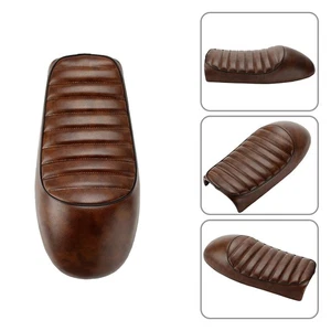 Cojín Seat Pillion Café Racer Pad marrón alta calidad para Honda CB100 500T 360 - Imagen 1 de 15