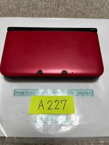 3DS LL XL Rosso Nero Giappone Console Nintendo Giapponese A227 - Foto 1 di 18