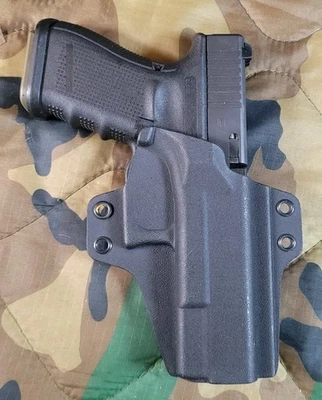 Glock 17,22,19,23,47,49,46,19x Kydex Holster AMBIDEXTROUS No Clip - Image 1 of 4