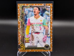 2025 Topps Holiday JACKSON MERRILL #H30 Gold Lights San Diego Padres - Bild 1 von 2
