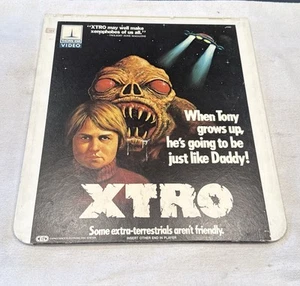 Xtro Rare CED Videodisc Cult Horror Movie Film Classic Phillip Sayer 1982 👻 - Picture 1 of 2