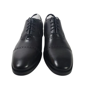 COLE HAAN HAMILTON GRAND.OS C23756 HERREN SCHWARZ LEDER CAP-TOE OXFORDS GRÖSSE 10,5 - Bild 1 von 12