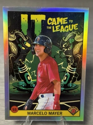 🔥⚾️MARCELO MAYER 2022 Bowman Chrome It Came to the League #BOSTON RED SOX!⚾️🔥 - Image 1 of 2