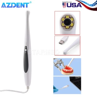 Cámara intraoral dental USB imagen enfoque automático endoscopio oral 6 píxeles LED HD Foto 1 de 4