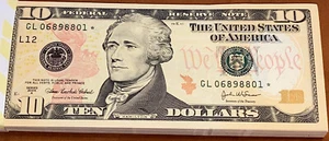 ⭐️2 VERY RARE SAN FRANCISCO $10⭐️STAR NOTES⭐️2004 CONSEC SERIAL CRISP GEM UNCIRC - Picture 1 of 11