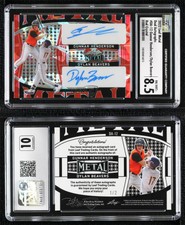 2022 Leaf Metal Orange Crystals /2 Gunnar Henderson Dylan Beavers CGC 8.5 Auto