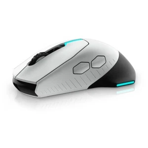 Souris de jeu filaire/sans fil Alienware - AW610M - lumière lunaire - Photo 1/6